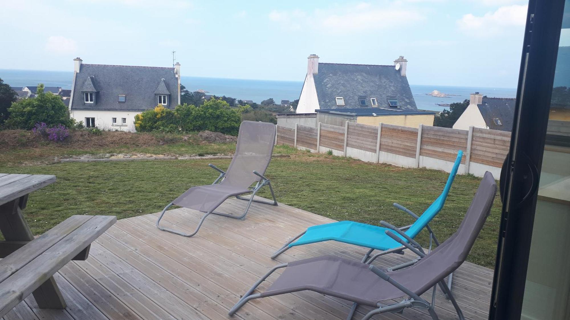 Plouarzel Maison Proche Du Phare De Trezien Vue Mer מראה חיצוני תמונה
